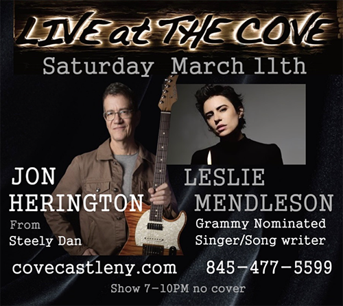 Jon and Leslie live at the cove